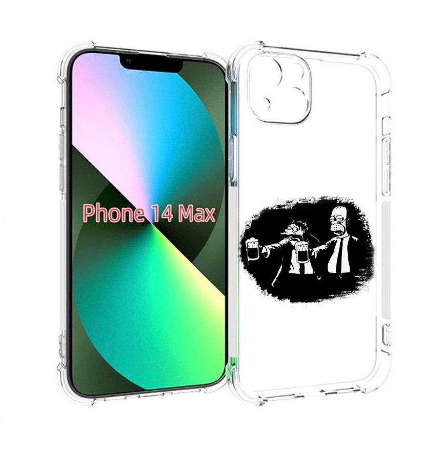 

Чехол MyPads гомер пьет для iPhone 14 Plus (6.7), Прозрачный, Tocco
