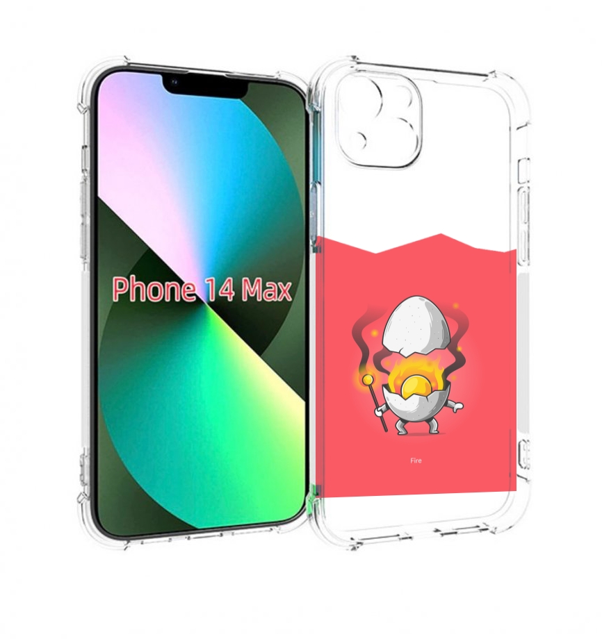 

Чехол MyPads горелое яйцо для iPhone 14 Plus (6.7), Прозрачный, Tocco