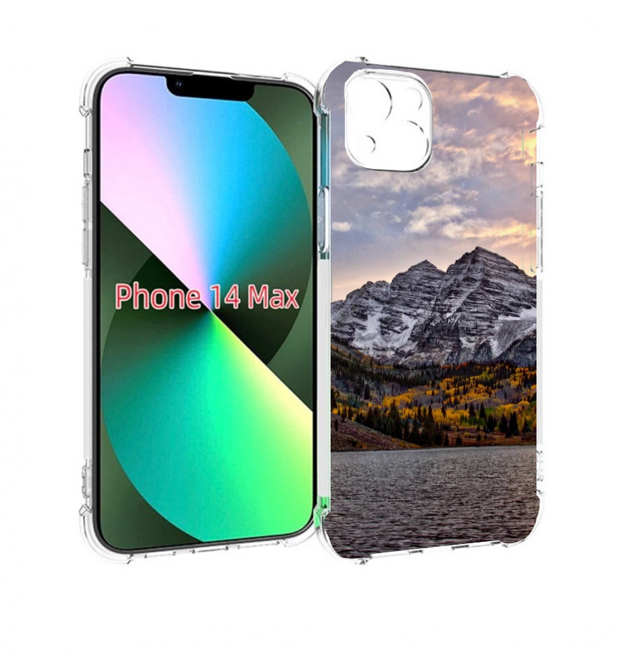

Чехол MyPads горы-колорадо для iPhone 14 Plus (6.7), Прозрачный, Tocco