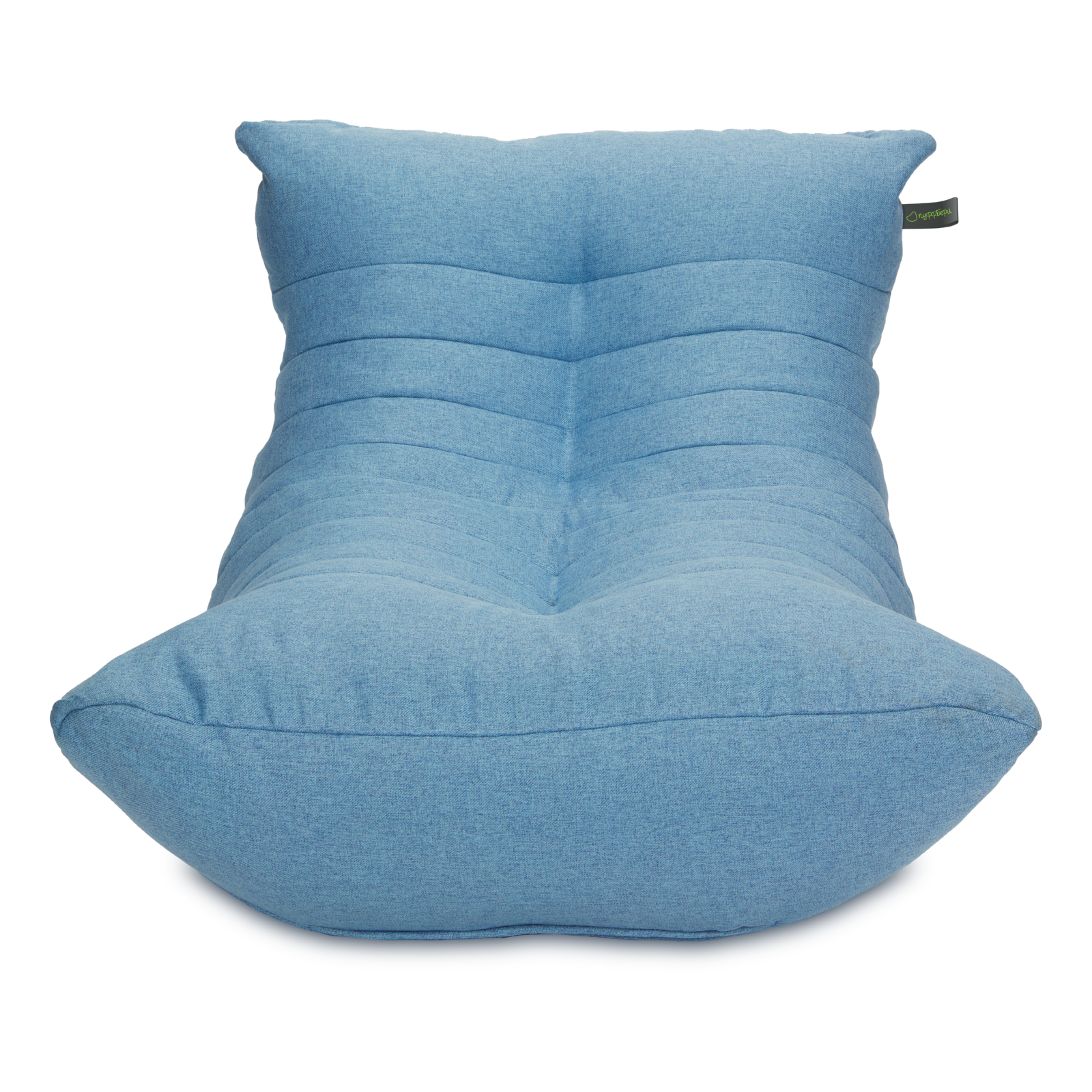 Кресло мешок «Кокон», жаккард, Небесно-голубой