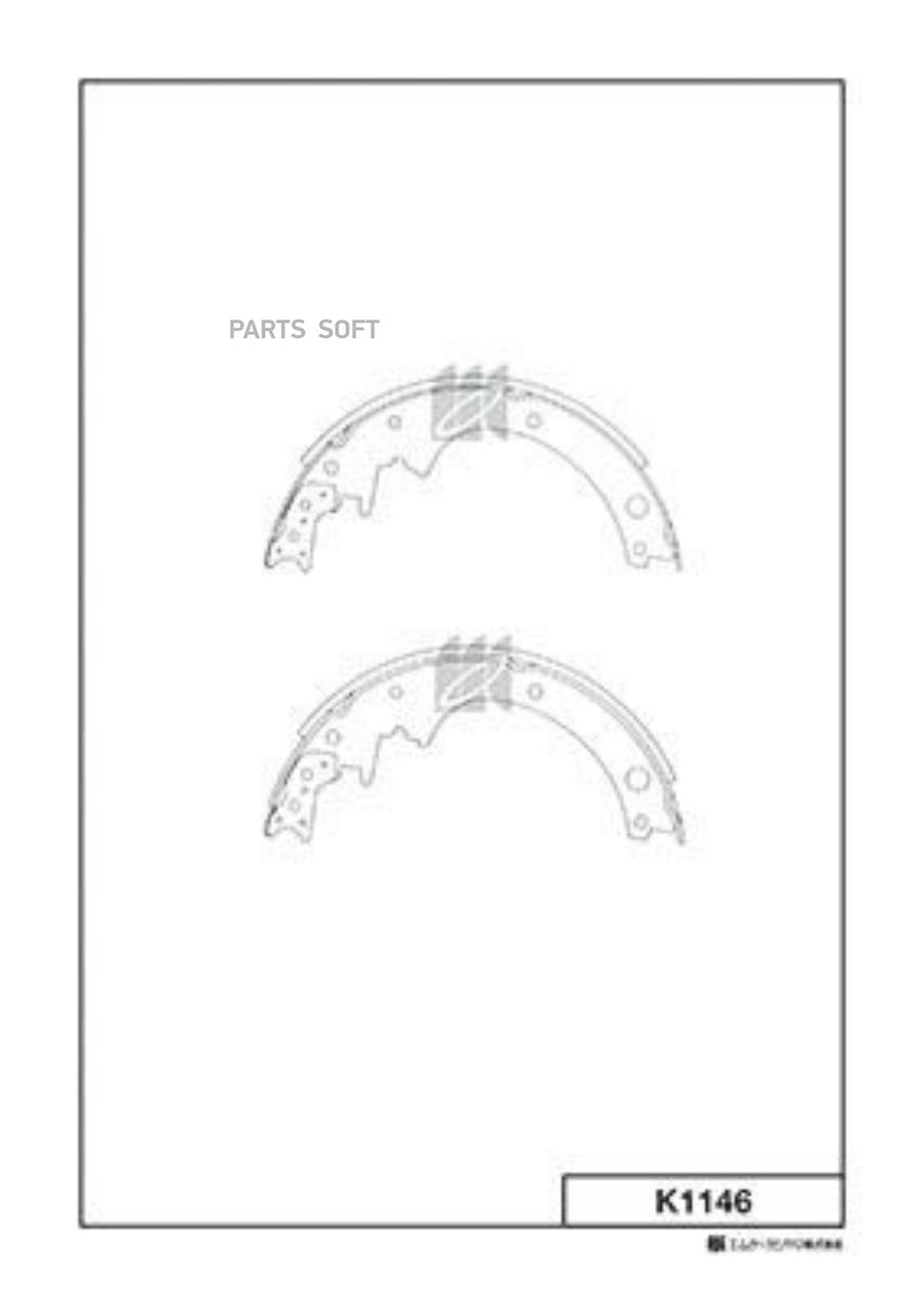 

Тормозные колодки Kashiyama K1146