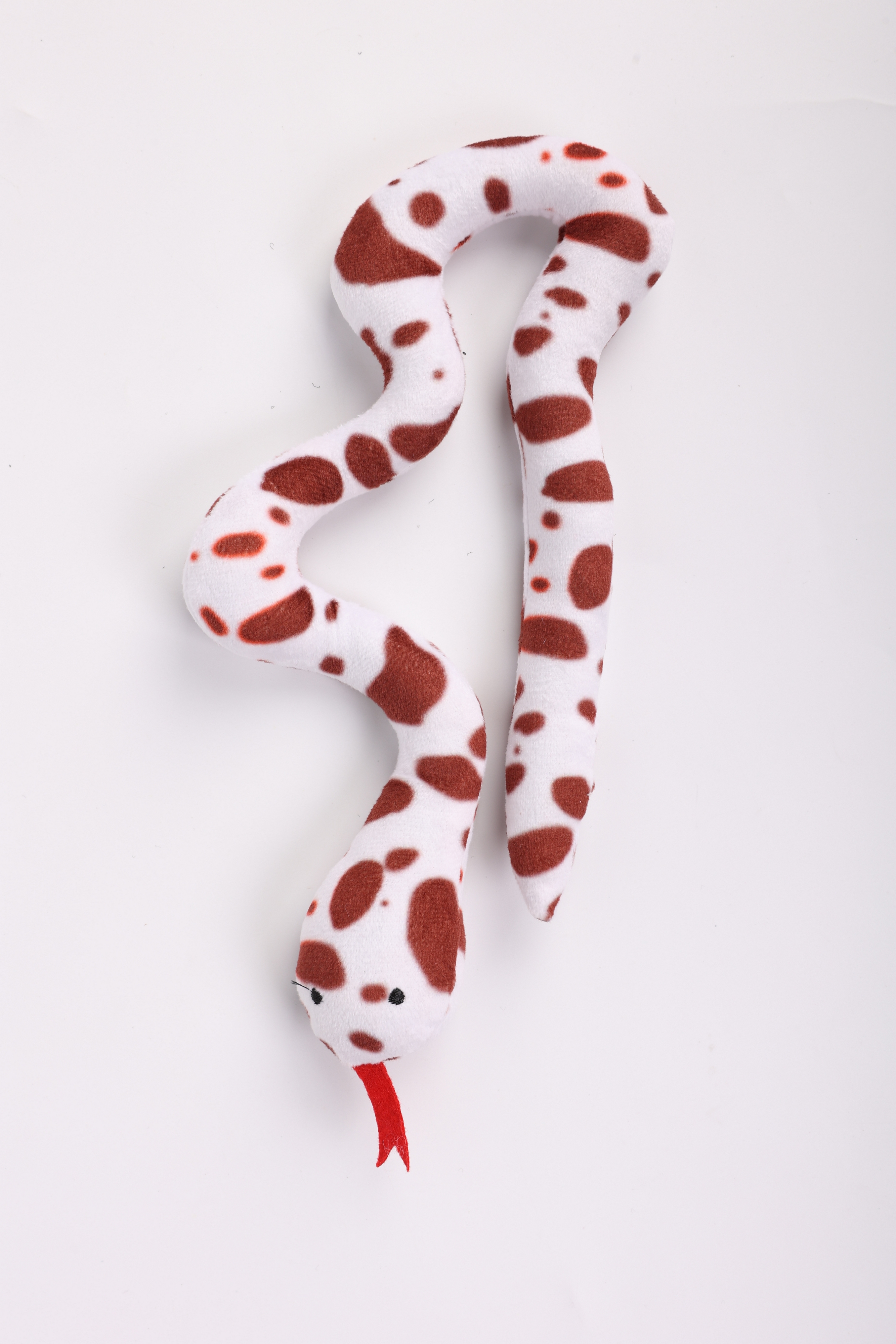 Игрушка для кошек Market Union, змея, с кошачьей мятой, 52 см, красная