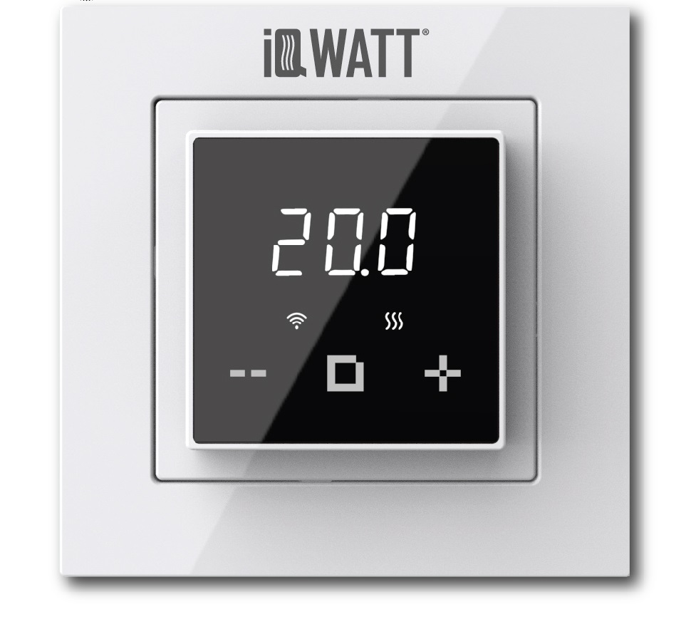 Электронный программируемый термостат IQ THERMOSTAT D black/white WI-FI