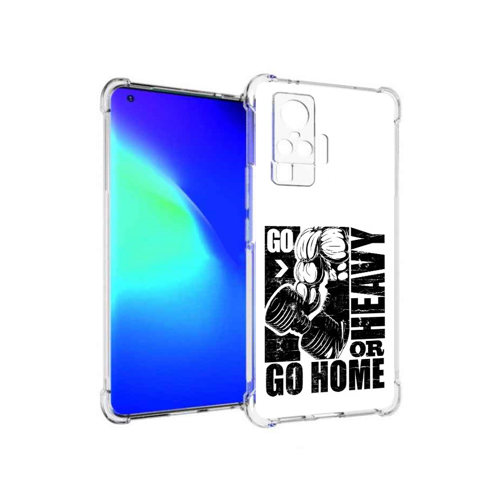 

Чехол MyPads Tocco для Vivo X50 Pro накаченные руки (PT151209.405.496), Прозрачный, Tocco