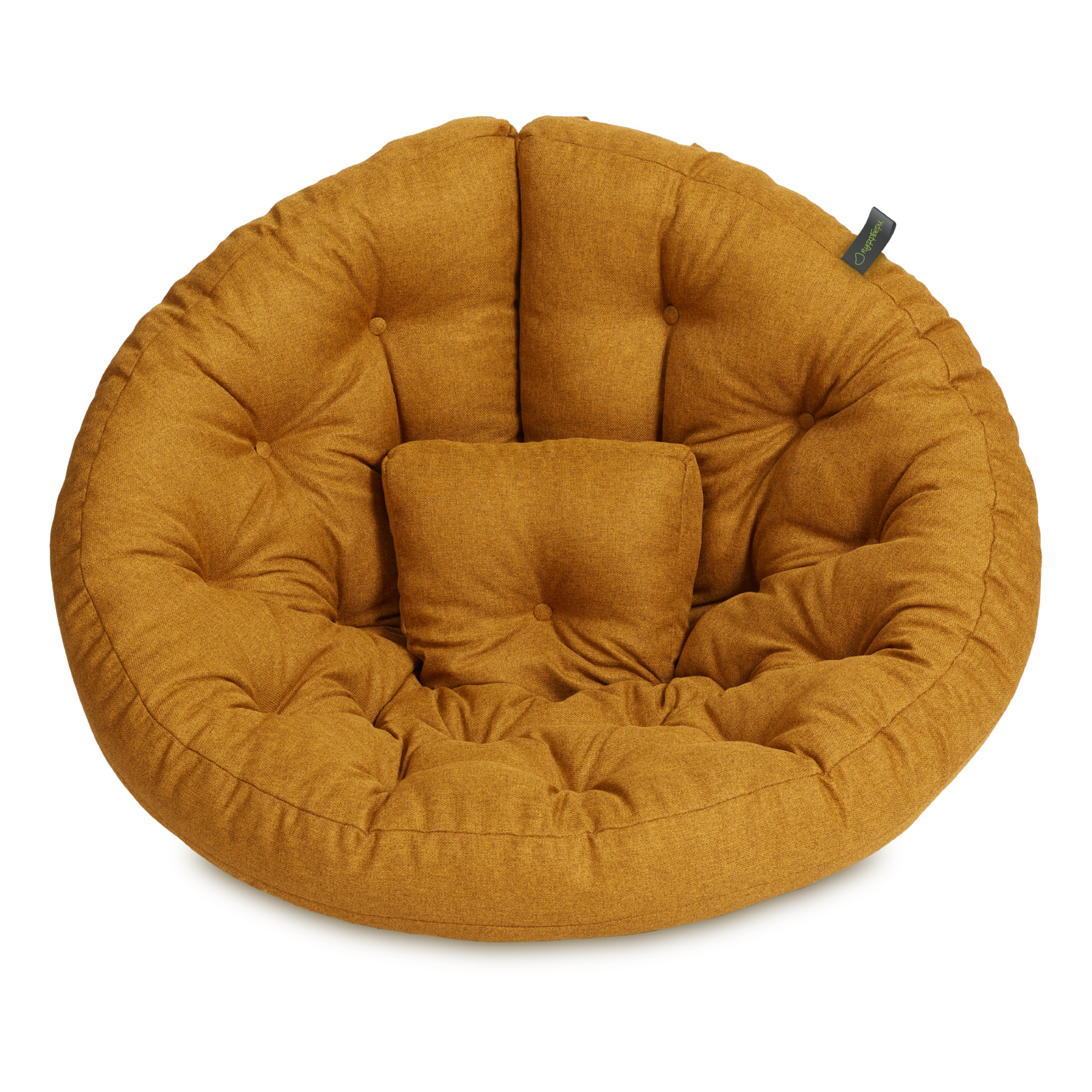 фото Кресло-матрас «оустер» (футон), жаккард, горчичный пуффбери