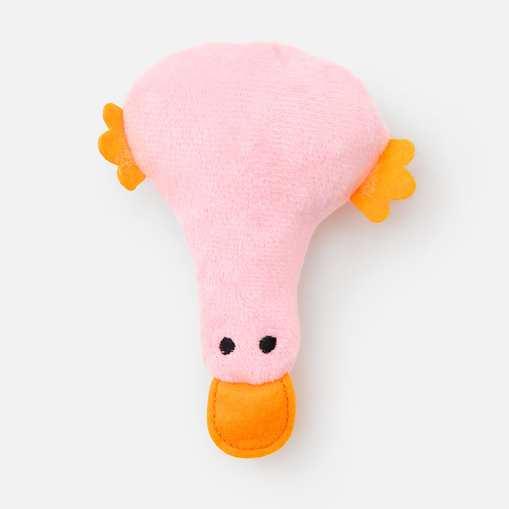 

Игрушка для собак Market Union, Утка, мягкая, 12х7 см, розовая, 12х7-38