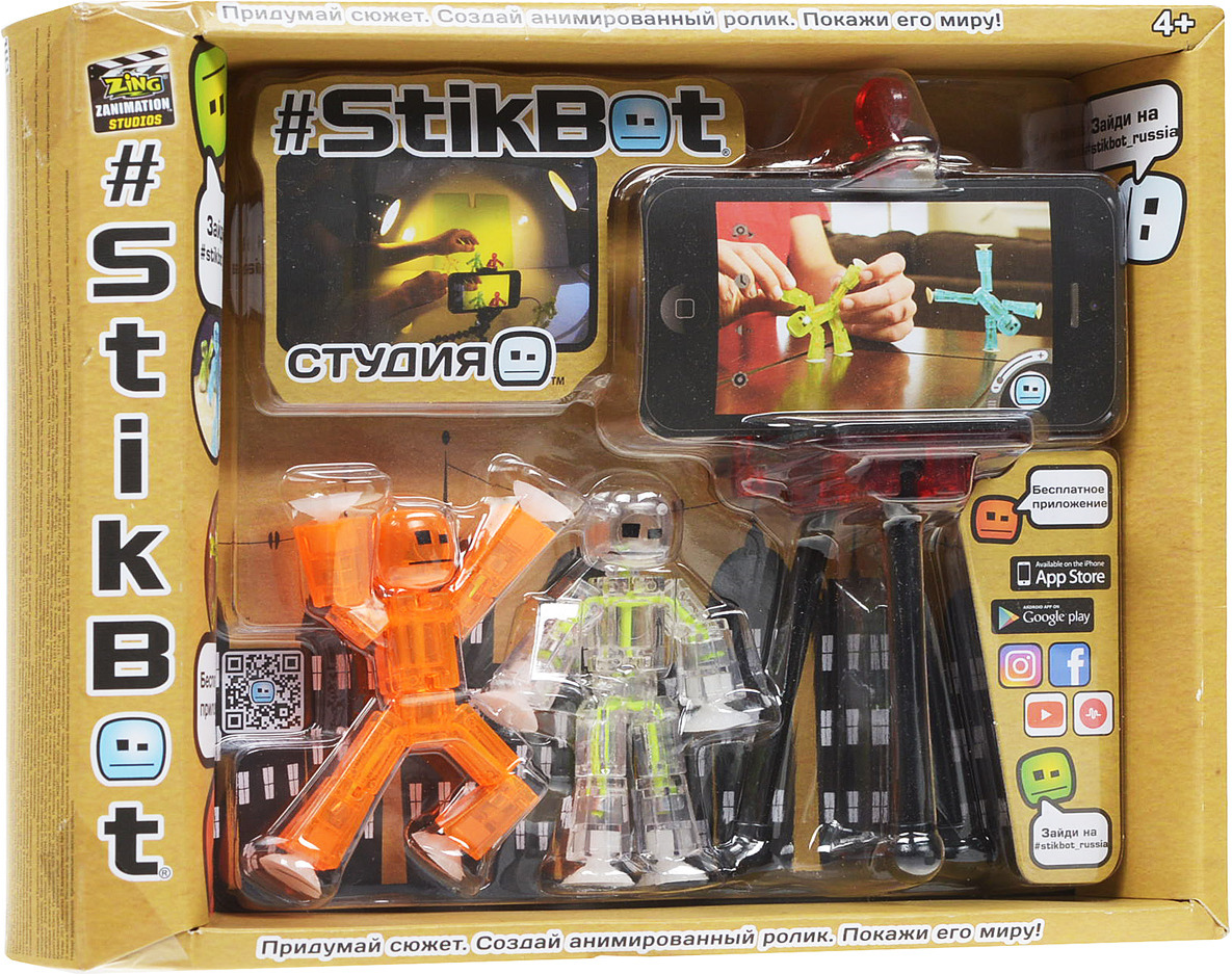 

Набор фигурок Stikbot Студия, TST615/М1_Stikbot, TST615, 23523535
