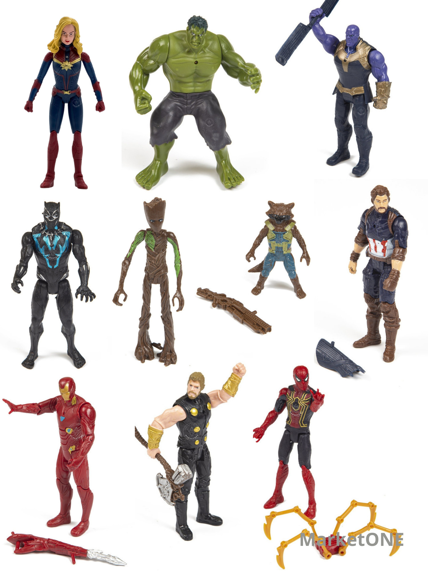 Набор XPX Герои Марвел Avengers мстители/М1, 10 игрушек