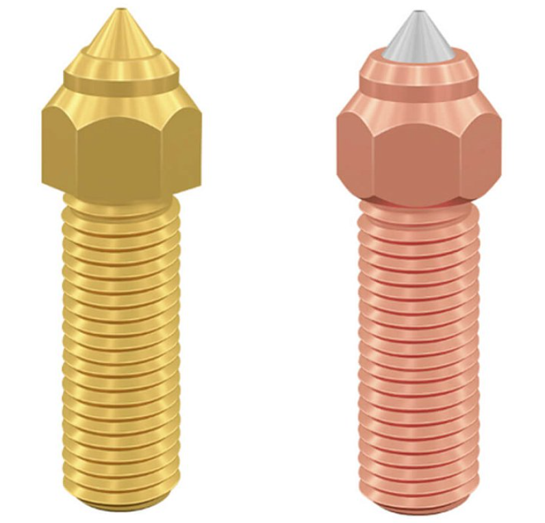 Набор сопел латунное + усиленное 0.4 х 23 для 3D принтера K1/K1 Max (4004020070)