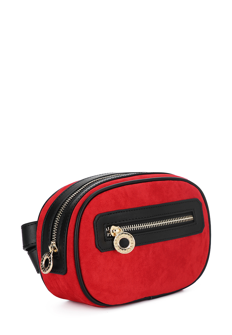 фото Поясная сумка женская daniele patrici a45665 красная/черная