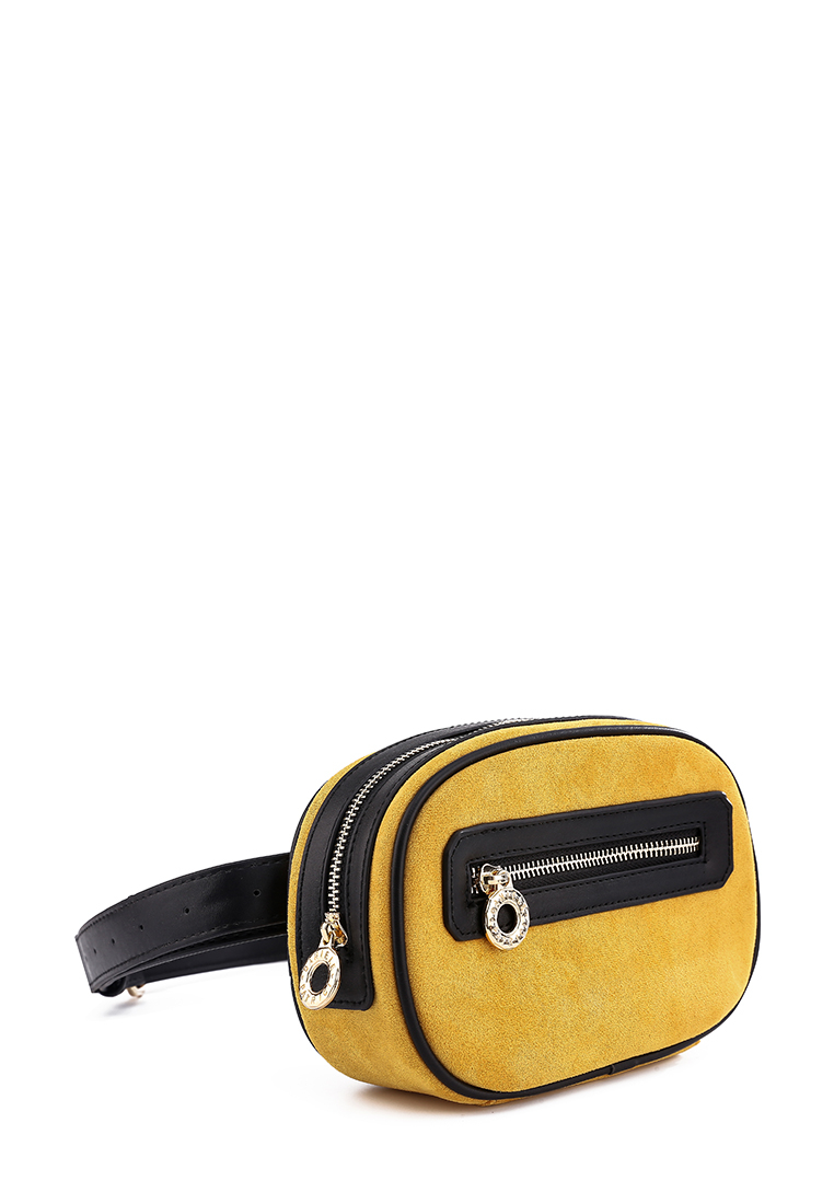 Поясная сумка женская Daniele Patrici A45664, желтый/черный