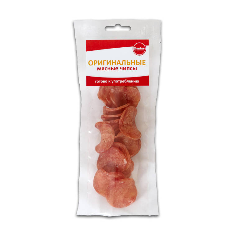 

Снеки Чипсы мясные Snacker оригинальные, 50г