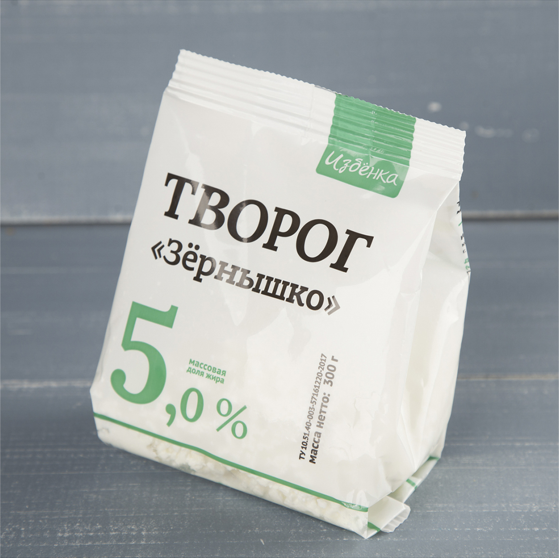 

Творог зерненый Избенка Зернышко 5% 300 г