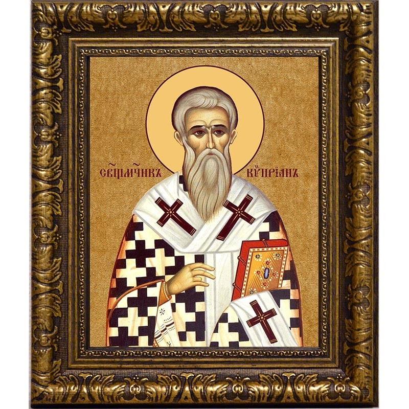 

Киприан Антиохийский, Никомидийский епископ, священномученик. Икона на холсте.