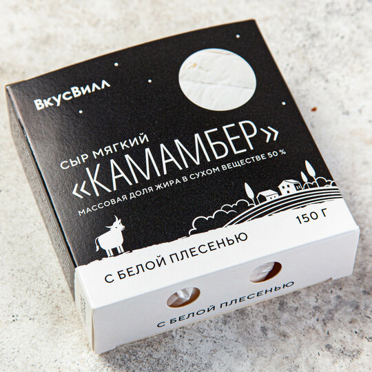 

Сыр мягкий Избенка Камамбер с белой плесенью 55% 150 г