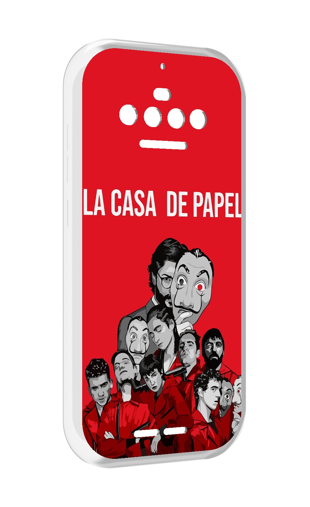 

Чехол MyPads бумажный-дом-команда для Oukitel F150 R2022, Прозрачный, Tocco