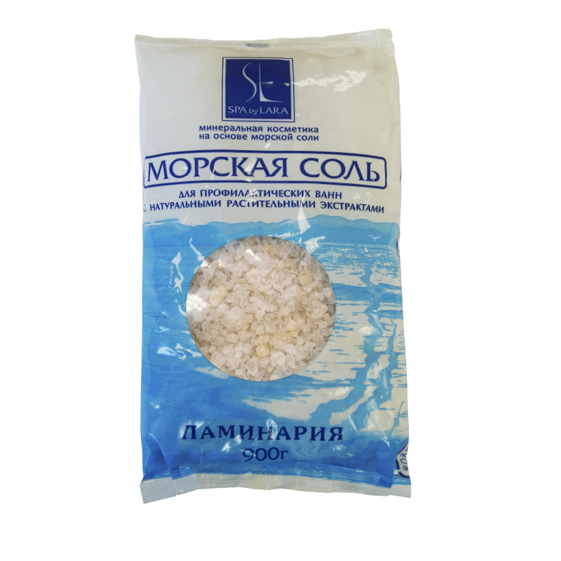 

Соль морская Spa by Lara для ванн с экстрактами ламинария 900 гр 17387