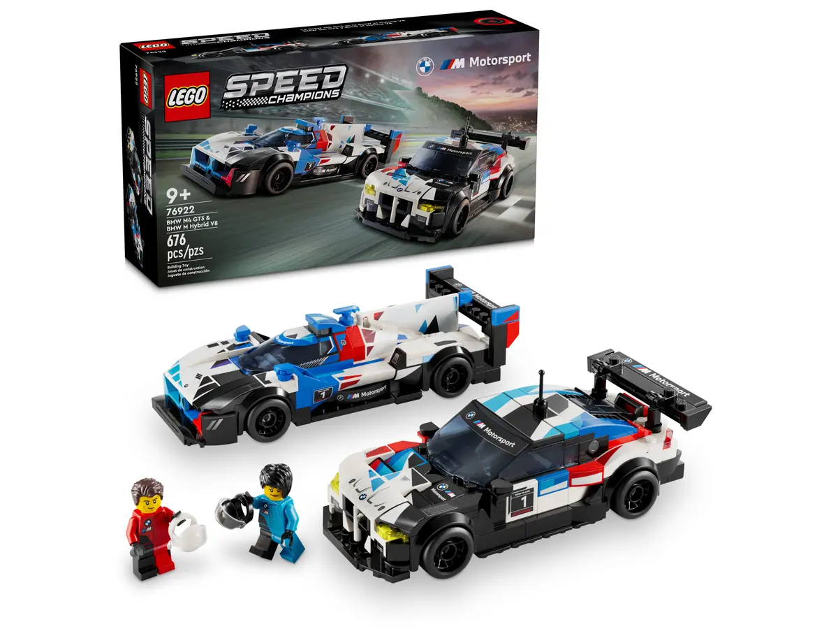 

Конструктор Lego Speed Champions Гоночные автомобили BMW, 676 деталей, 76922, 76922