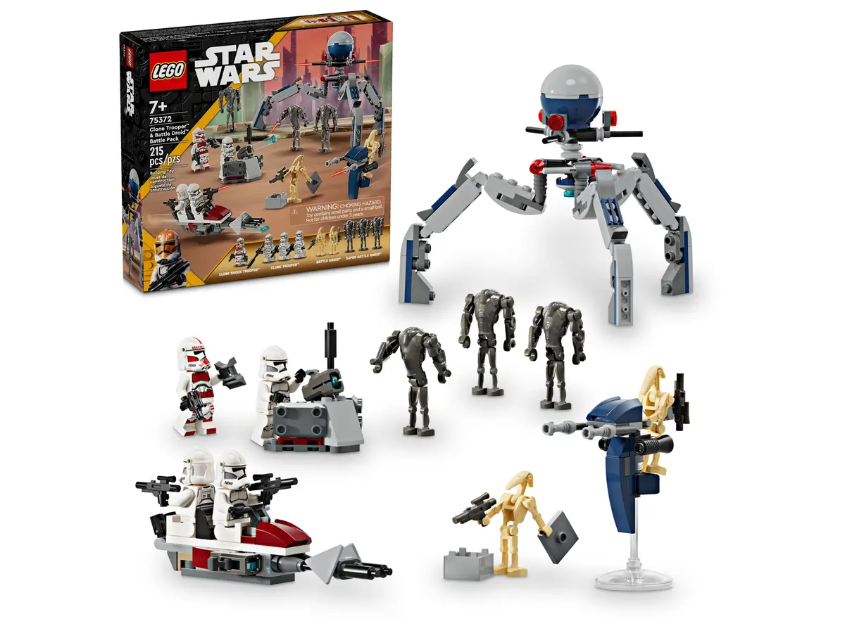 Конструктор Lego Star Wars Clone Trooper & Battle Droid Battle Pack, 75372 Дания