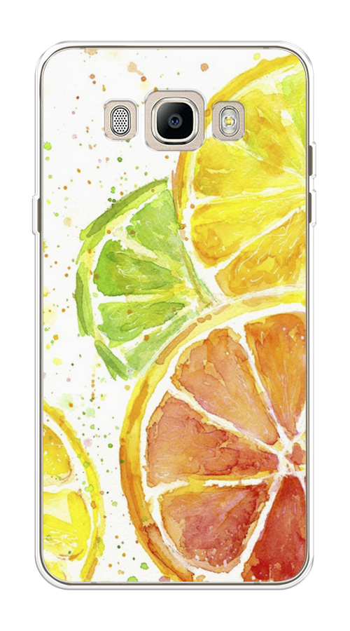 

Чехол на Samsung Galaxy J5 2016 "Цитрусовые", Белый;желтый;красный;зеленый, 22750-1