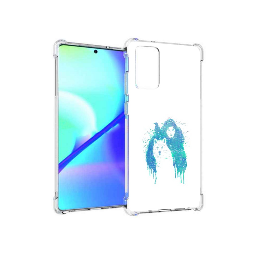 

Чехол MyPads Tocco для Samsung Galaxy Note 20 джон сноу (PT152536.527.323), Прозрачный, Tocco