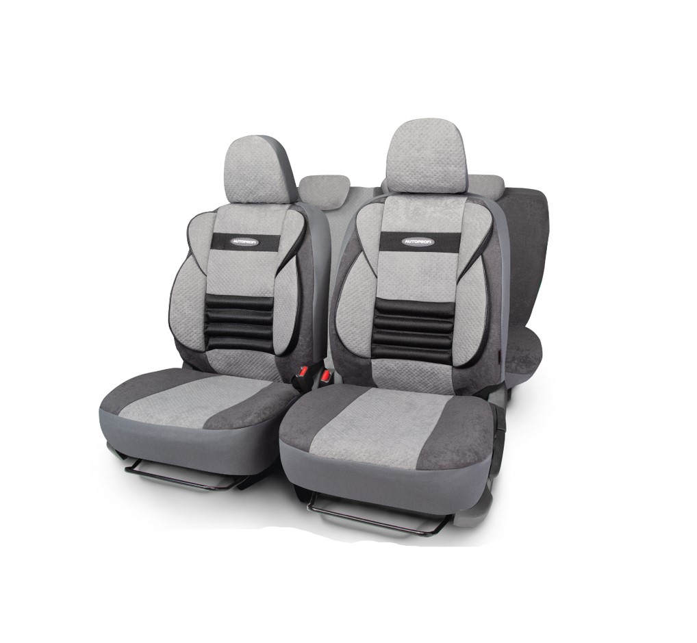 

Чехлы Comfort Combo 11 Пр. Формованный Велюр Боковая Поддержка Серые AUTOPROFI арт. CMB-11