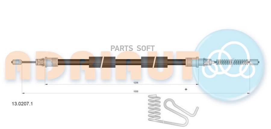 

Ad13.0207.1 =Dl-11.5577 [4122075] Трос Ручника Л. Ford Transit Van/Bus 00> ADRIAUTO 130207