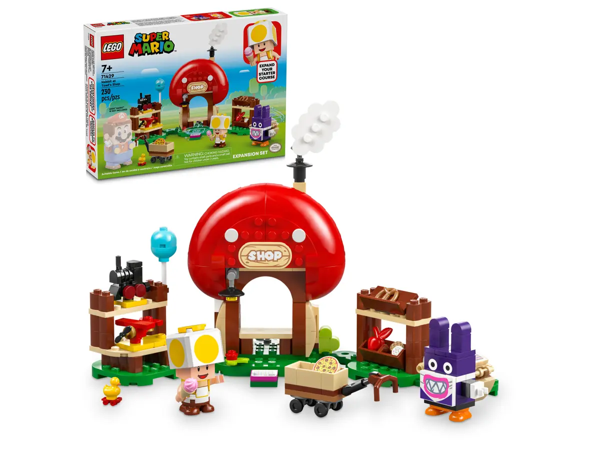 

Конструктор Lego Super Mario Наббит в магазине жабы, 71429, 71429