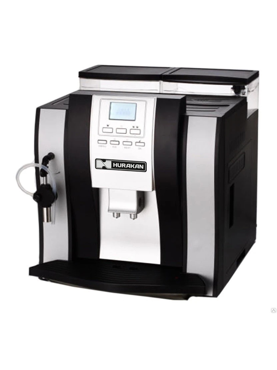 

Кофемашина автоматическая Hurakan HKN-ME709 серебристый, черный, HKN-ME709