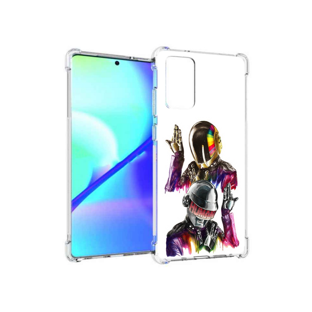 

Чехол MyPads Tocco для Samsung Galaxy Note 20 диско космонавты (PT152536.527.329), Прозрачный, Tocco