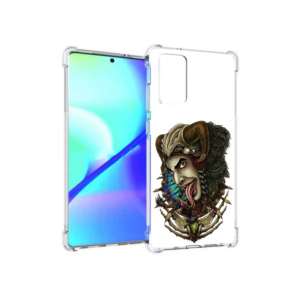 

Чехол MyPads Tocco для Samsung Galaxy Note 20 длинный язык (PT152536.527.330), Прозрачный, Tocco