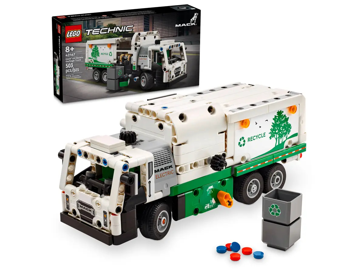 

Конструктор Lego Technic Mack LR Electric Garbage Truck, 42167, 42167