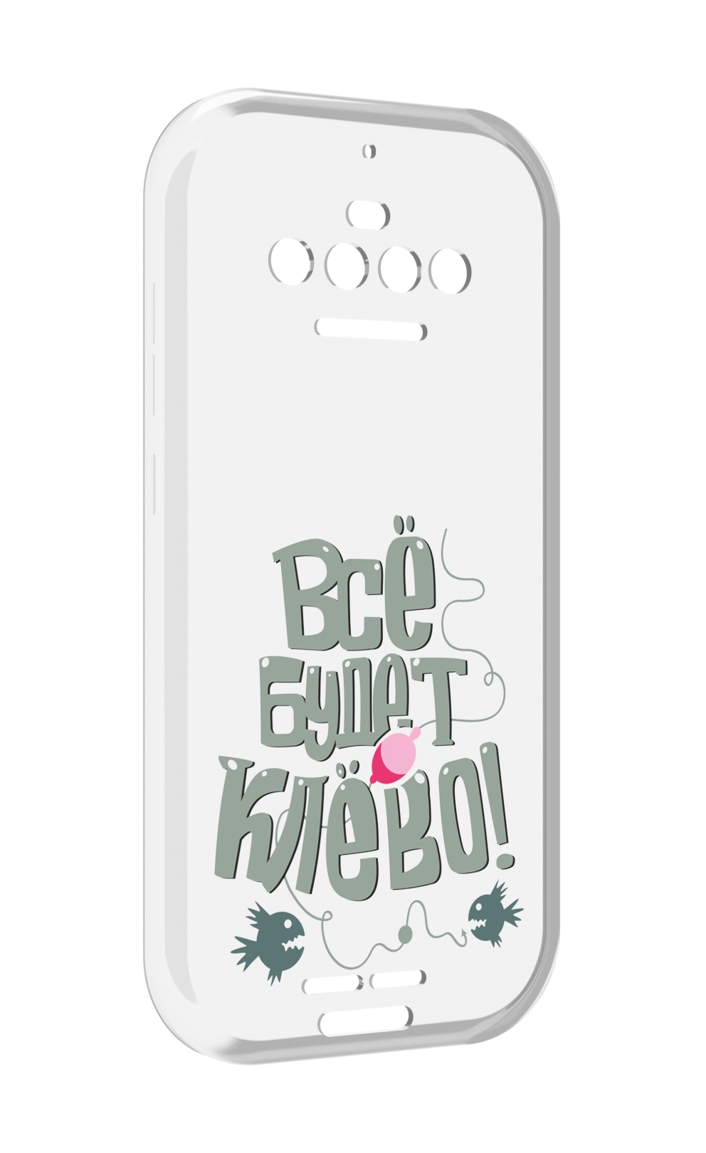 

Чехол MyPads все-будет-клево для Oukitel F150 R2022, Прозрачный, Tocco