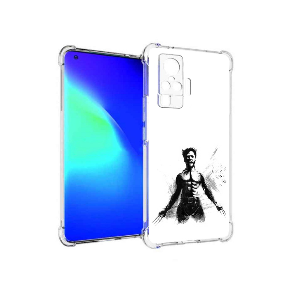 

Чехол MyPads Tocco для Vivo X50 Pro росомаха (PT151209.405.587), Прозрачный, Tocco