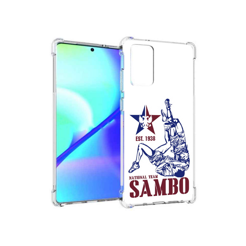 

Чехол MyPads Tocco для Samsung Galaxy Note 20 единоборства самбо (PT152536.527.344), Прозрачный, Tocco