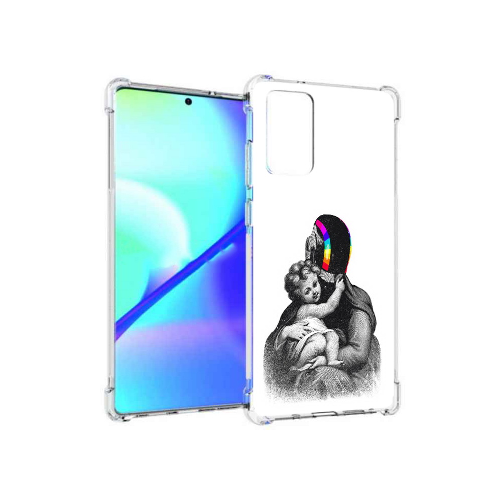 

Чехол MyPads Tocco для Samsung Galaxy Note 20 защитник в шлеме (PT152536.527.350), Прозрачный, Tocco