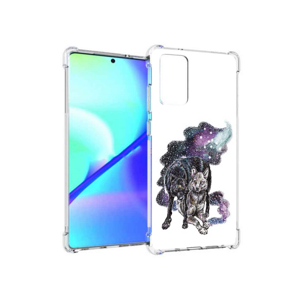 

Чехол MyPads Tocco для Samsung Galaxy Note 20 звездные волки (PT152536.527.352), Прозрачный, Tocco