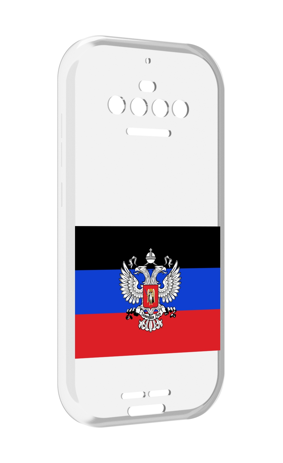 

Чехол MyPads герб флаг ДНР-1 для Oukitel F150 R2022, Прозрачный, Tocco
