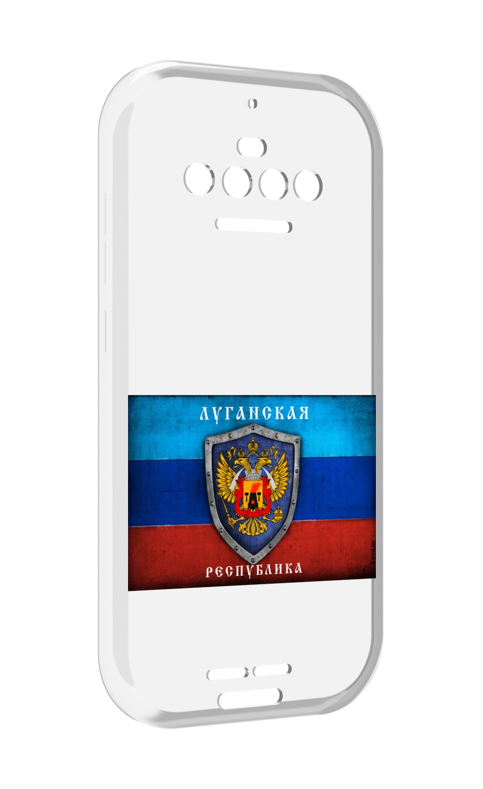 

Чехол MyPads герб флаг ЛНР-1 для Oukitel F150 R2022, Прозрачный, Tocco
