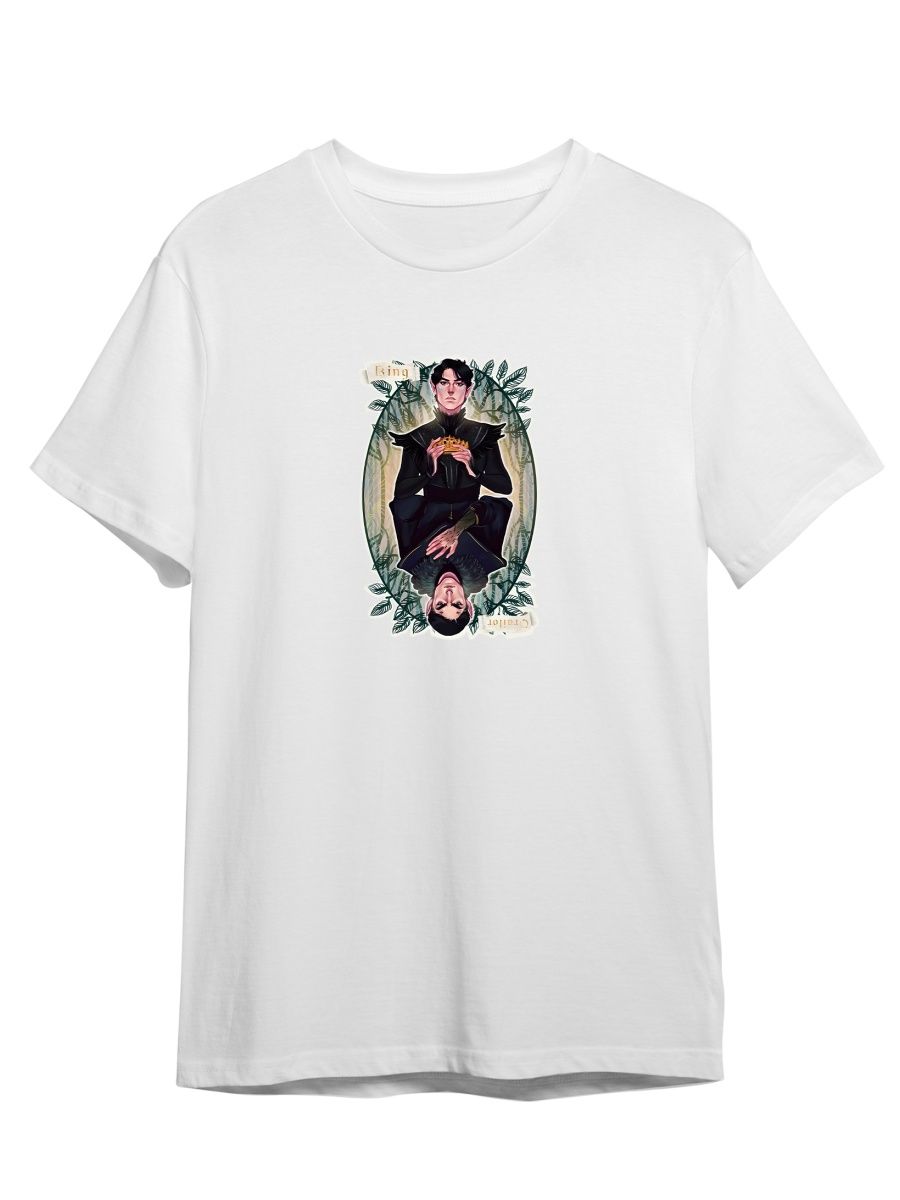 

Футболка унисекс Каждому Своё Жестокий принц/Книга/Холли Блэк LTJP5 белая XL, Белый, "Жестокий принц/Книга/Холли Блэк" LTJP5