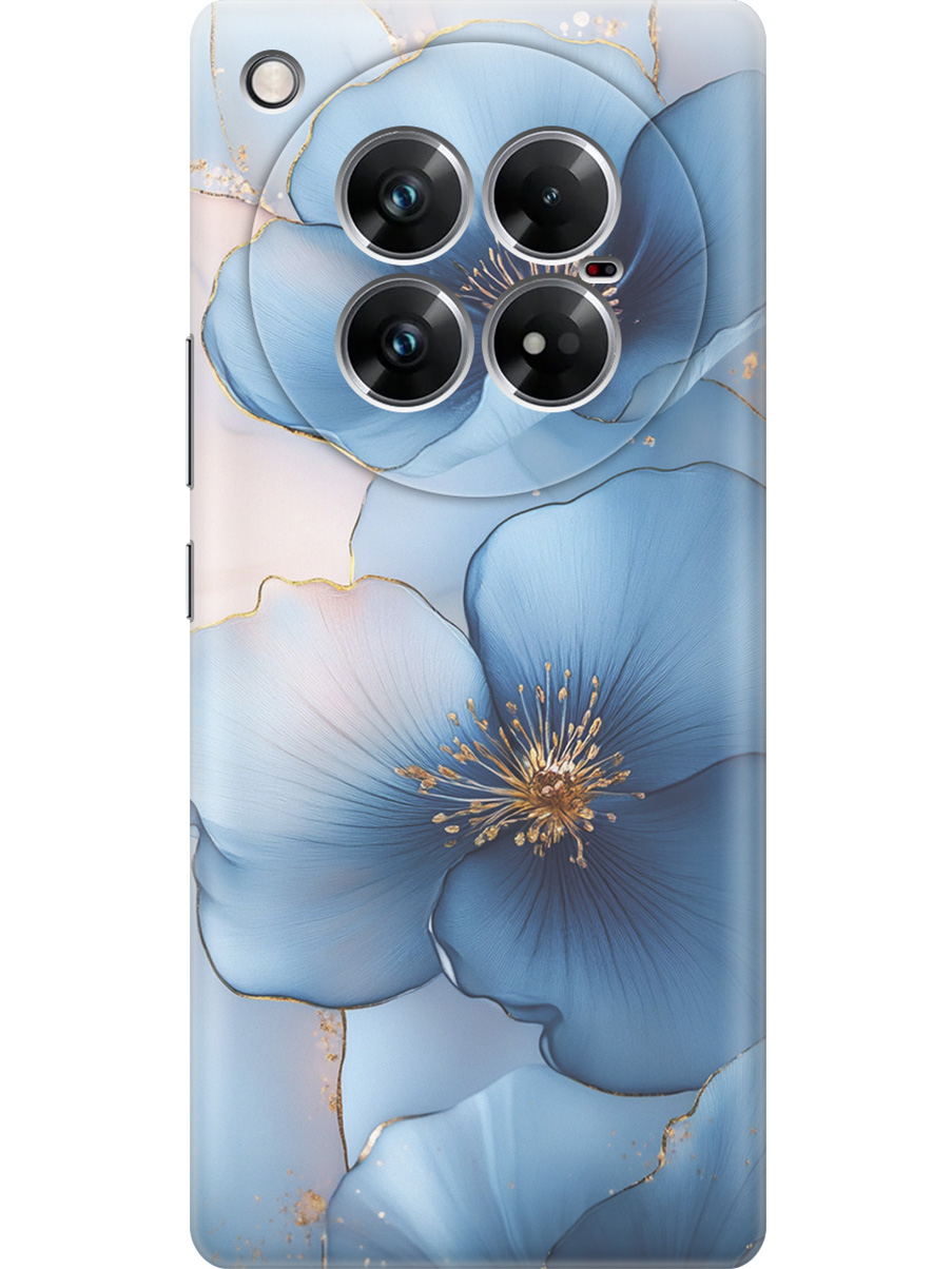 

Силиконовый чехол на Infinix Zero 40 5G с принтом "Голубые ирисы", Прозрачный;голубой;синий, 786721124