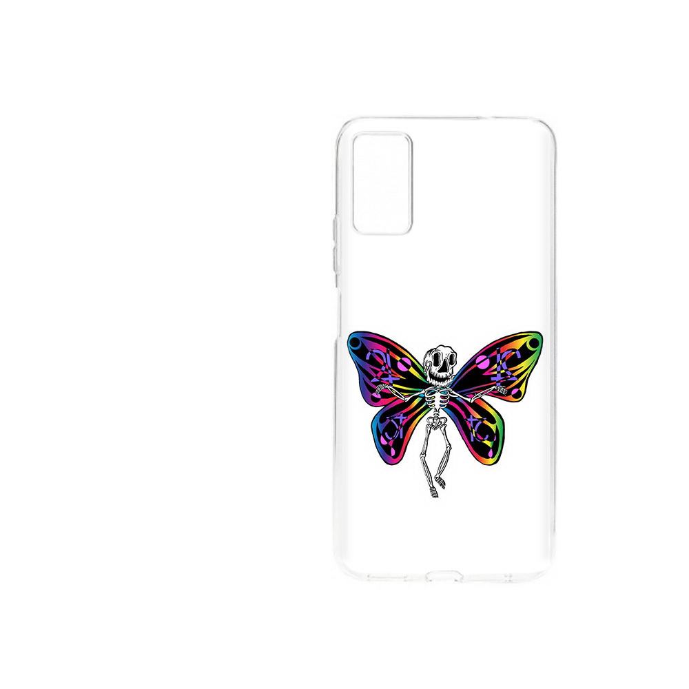 

Чехол MyPads Tocco для ZTE Blade A71 (2021) эффект бабочки (PT226945.474.701), Прозрачный, Tocco