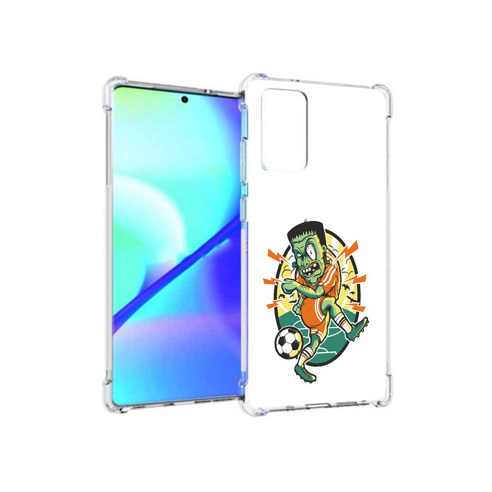 

Чехол MyPads Tocco для Samsung Galaxy Note 20 зомби футболист (PT152536.527.368), Прозрачный, Tocco