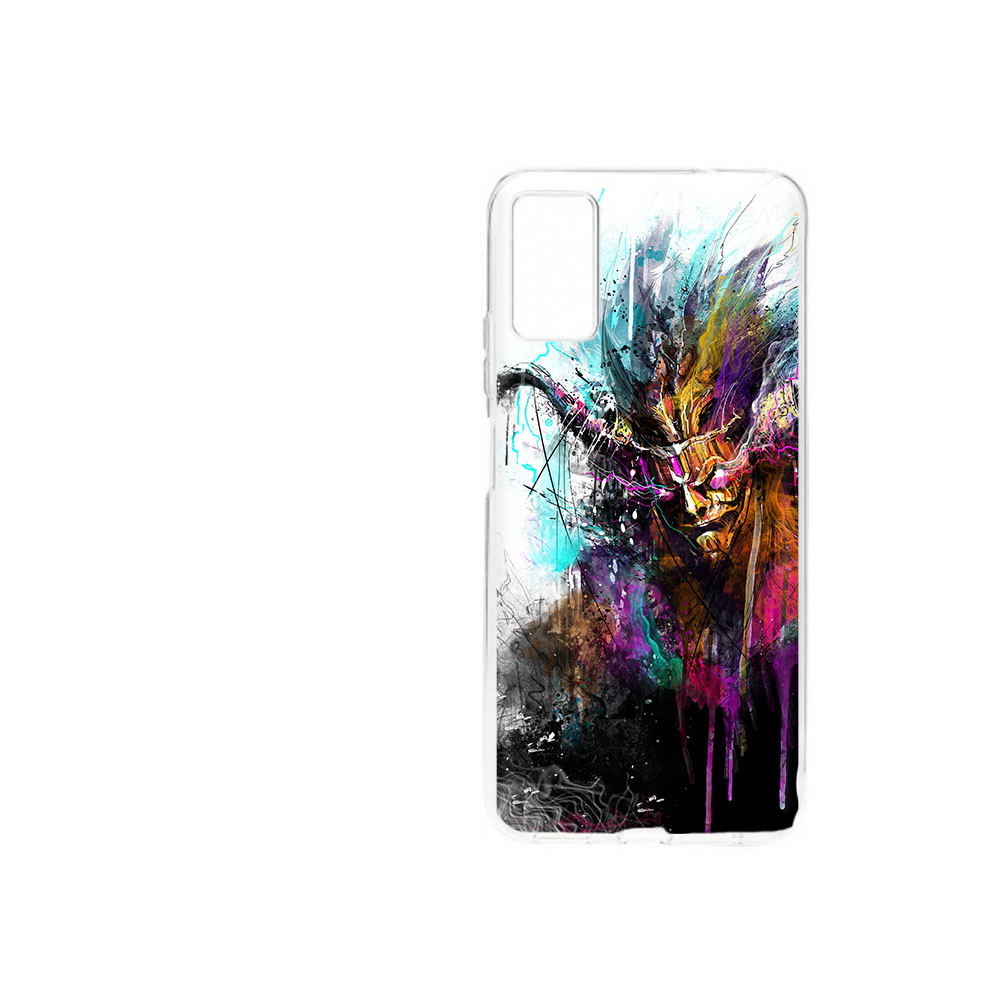 

Чехол MyPads Tocco для ZTE Blade A71 (2021) яркий дьявол (PT226945.474.709), Прозрачный, Tocco