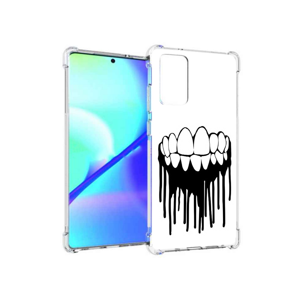 

Чехол MyPads Tocco для Samsung Galaxy Note 20 зубы (PT152536.527.372), Прозрачный, Tocco