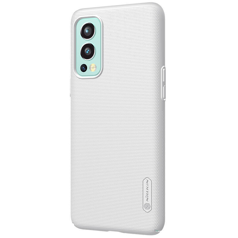 фото Чехол nillkinsuper frosted shield для oneplus nord 2 5g (белый)