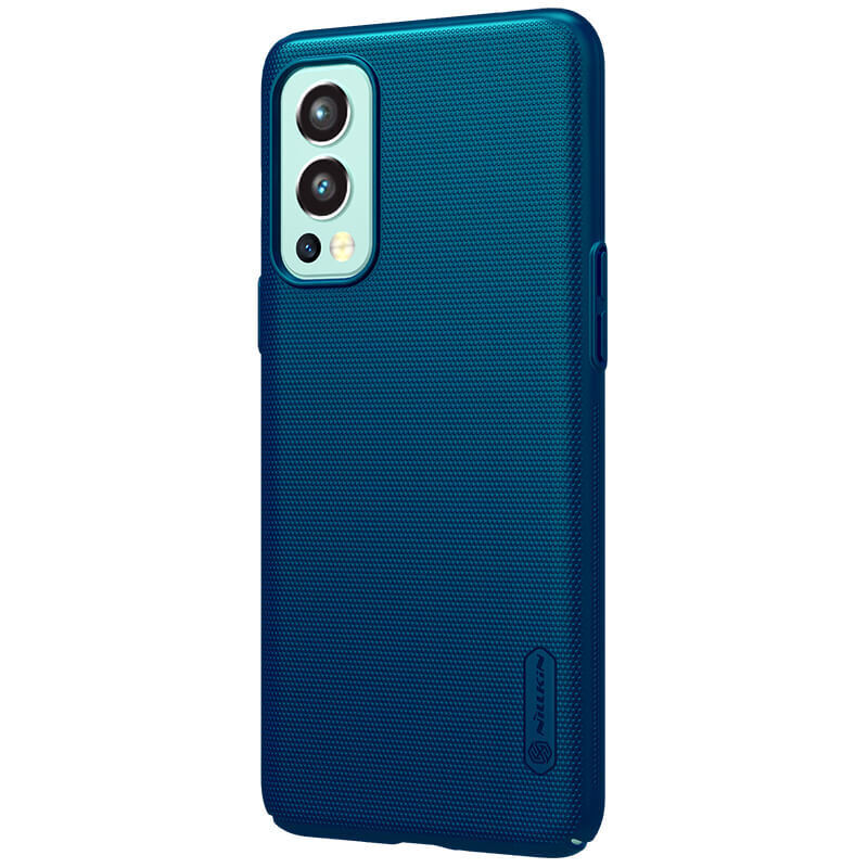 фото Чехол nillkinsuper frosted shield для oneplus nord 2 5g (синий)