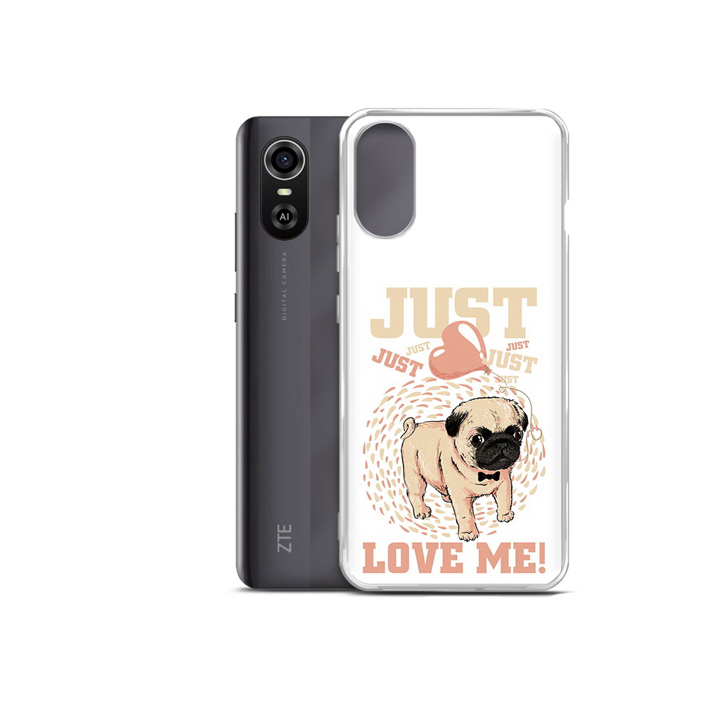 

Чехол MyPads Tocco для ZTE Blade A31 Plus Люби меня (PT226943.475.109), Прозрачный, Tocco