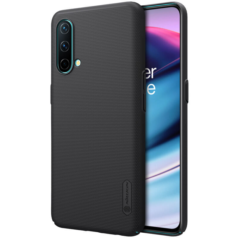 фото Чехол nillkinsuper frosted shield для oneplus nord ce 5g (черный)