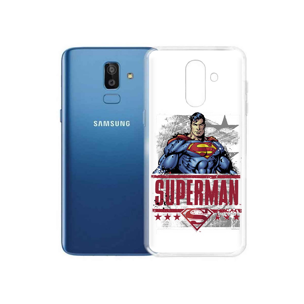 

Чехол MyPads Tocco для Samsung Galaxy J8 рисунок супермен (PT226929.592.583), Прозрачный, Tocco